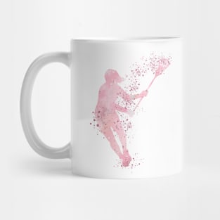 Lacrosse Girl Player | Colorful Watercolor Mug